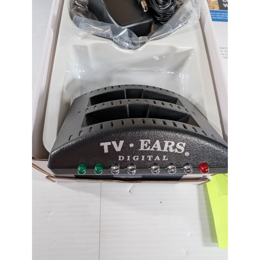 TV Ears 5.0 Digital Wireless Headset System Voice Clarifying 11741 Black - Picture 10 of 16